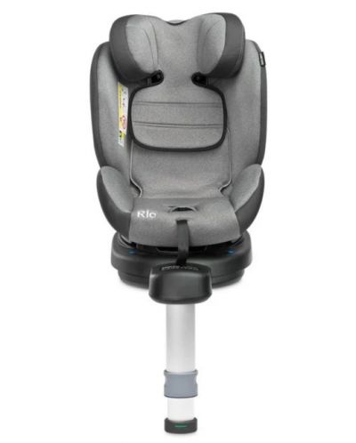 Scaun auto Caretero - Rio, IsoFix, i-Size, 40-105 cm, Gri - 5