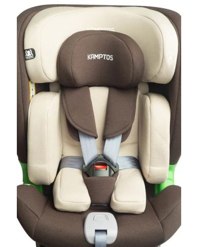 Scaun auto Caretero - Kamptos, IsoFix, i-Size, 40-150 cm, Bej - 10