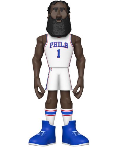 Statuetă Funko Gold Sports: Basketball - James Harden (Philadelphia 76ers), 30 cm - 1