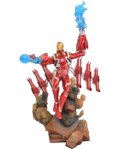 Statueta Select Marvel: Avengers - Iron Man (MK50), 23 cm - 1