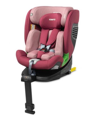 Scaun auto Caretero - Kamptos, IsoFix, i-Size, 40-150 cm, roz - 2