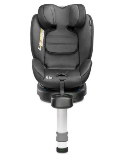 Scaun auto Caretero - Rio, IsoFix, i-Size, 40-105 cm, Negru - 4