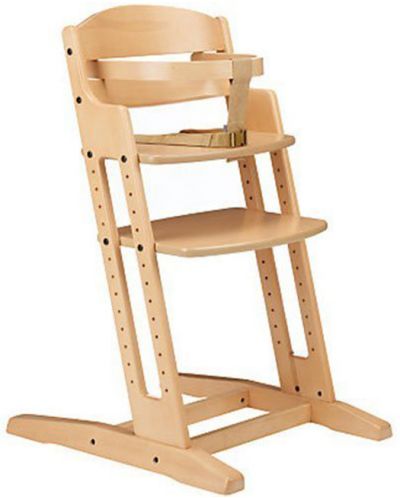Scaun de masă pentru copii BabyDan DanChair - High chair, Natural - 1