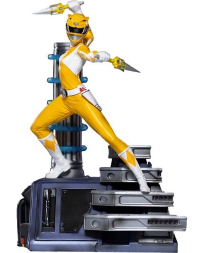 Statueta Iron Studios Television: Mighty Morphin Power Rangers - Yellow Ranger, 19 cm - 1