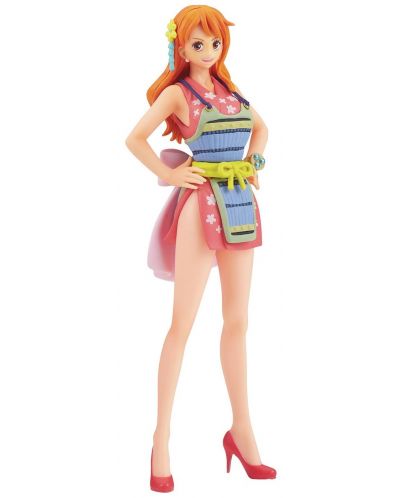 Statuetă Banpresto Animation: One Piece - Nami (Wanokuni) (The Grandline Lady) (Vol. 8), 16 cm - 1