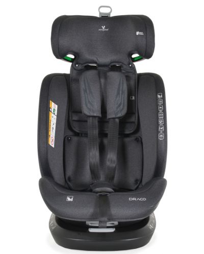 Scaun auto Cangaroo - Draco, 360°, I-Size, IsoFix, 40-150 cm, negru - 7