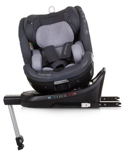 Scaun auto Chipolino - Maximus, 360°, I-Size, IsoFix, 40-150 cm, granit - 4