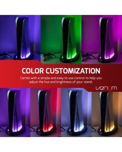 Suport pentru consola Venom Multi-Colour LED Stand (PS5) - 2