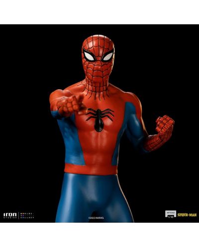 Statuetă Iron Studios Marvel: Spider-Man - Spider-Man (60's Animated Series) (Pointing) - 9