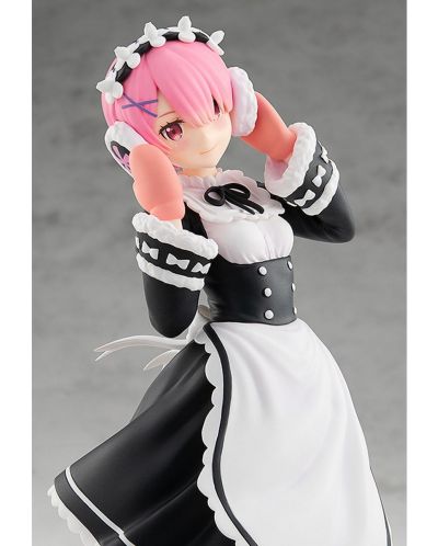 Statuetă Good Smile Company Animation: Re:Zero - Ram (Ice Season Ver.), 17 cm - 5