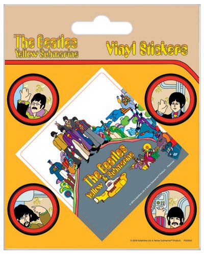 Stickere Pyramid Music:  The Beatles - Yellow Submarine - 1