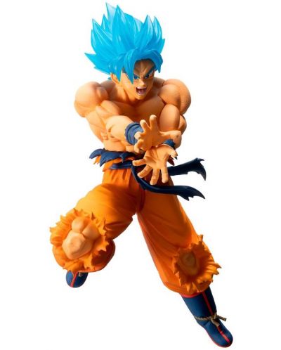 Statueta Banpresto Animation: Dragon Ball Z - Super Saiyan Son Goku (Super Saiyan God), 16 cm - 1