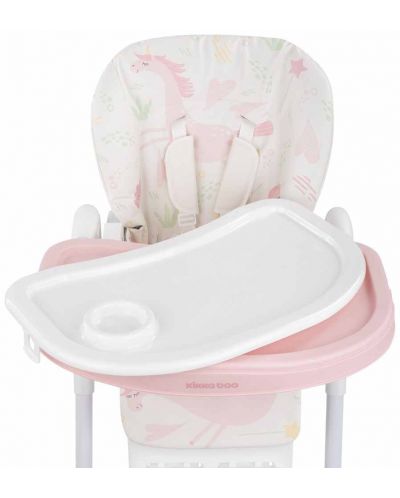 Scaun de masa pentru copii Kikka Boo - Vitto, Pink Unicorn	 - 7