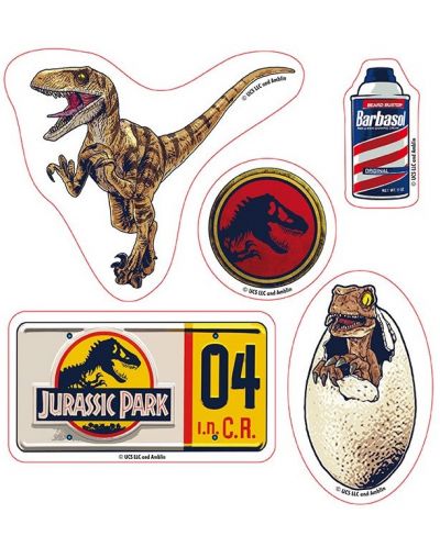 Stickere ABYstyle Movies: Jurassic Park - Dinosaurs - 3