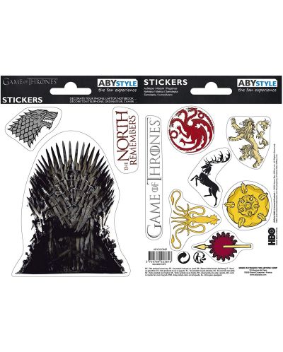 Stickere ABYstyle Television: Game of Thrones - House Sigils	 - 1