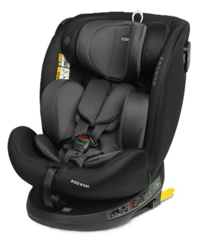 Scaun auto Caretero - Commo, IsoFix, i-Size, 40-150 cm, Graphite - 1