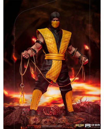 Figurină Iron Studios Games: Mortal Kombat - Scorpion, 22 cm	 - 8