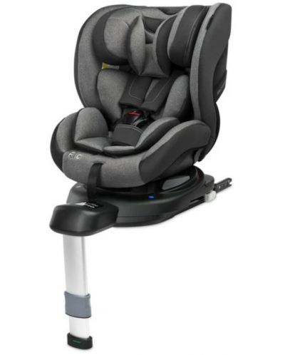 Scaun auto Caretero - Rio, IsoFix, i-Size, 40-105 cm, Gri - 3