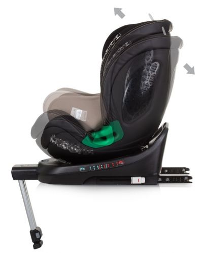 Scaun auto Chipolino - Maximus,  360°, I-Size, IsoFix, 40-150 cm, macadamia - 5