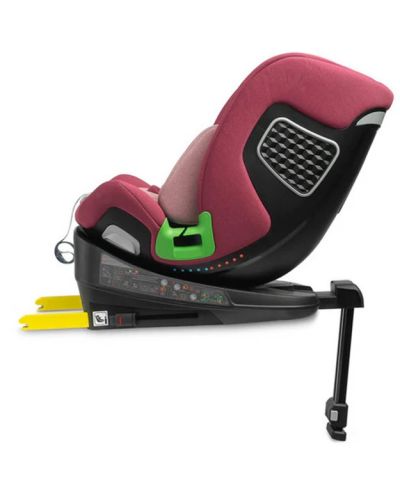 Scaun auto Caretero - Kamptos, IsoFix, i-Size, 40-150 cm, roz - 6