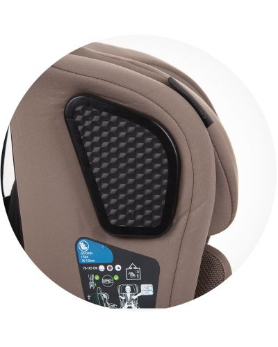 Scaunul auto Chipolino - LuxX, IsoFix, i-Size, 76-150 cm,  macadamia - 6