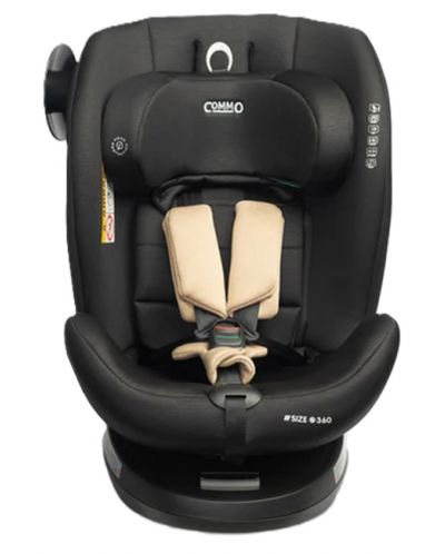 Scaun auto Caretero - Commo, IsoFix, i-Size, 40-150 cm, Bej - 5