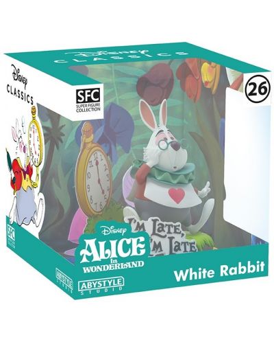 Figurină ABYstyle Disney: Alice in Wonderland - White rabbit, 10 cm - 10