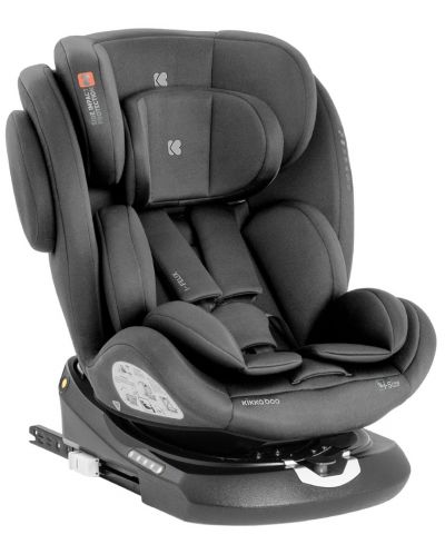 Scaun auto KikkaBoo - i-Felix, i-Size, 40-150 cm, тgri închis - 1