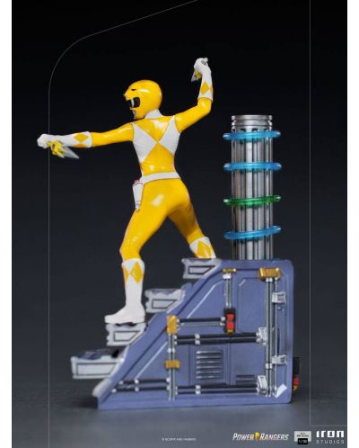 Statueta Iron Studios Television: Mighty Morphin Power Rangers - Yellow Ranger, 19 cm - 2