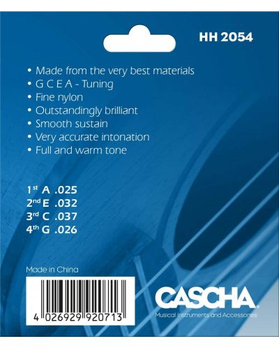 Corzi pentru ukulele Cascha - HH 2054, transparente - 2