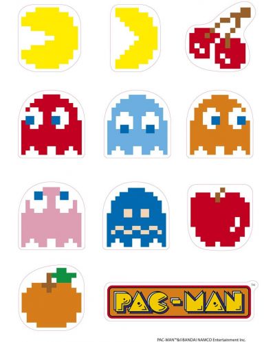 Stikere ABYstyle Games: Pac-Man - Characters & Maze - 2