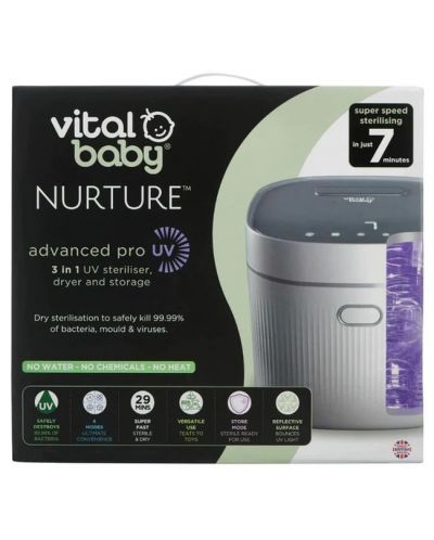 Sterilizator cu UV Vital Baby - Advanced Pro cu functie de uscare, alb - 5