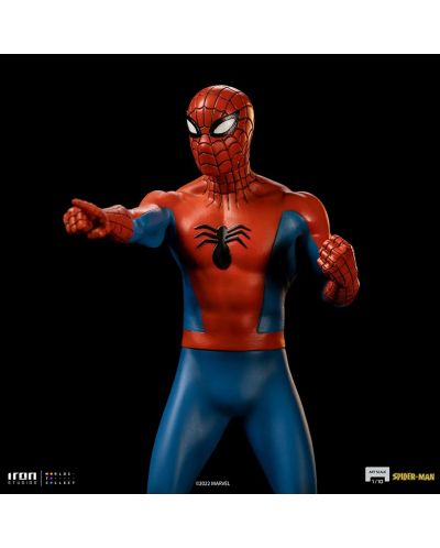 Statuetă Iron Studios Marvel: Spider-Man - Spider-Man (60's Animated Series) (Pointing) - 6
