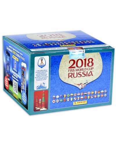 Panini FIFA World Cup Russia 2018 - Cutie cu 104 pachete: 520 buc. stickere - 2