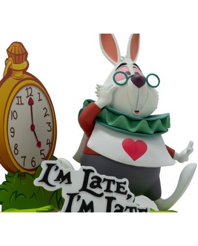 Figurină ABYstyle Disney: Alice in Wonderland - White rabbit, 10 cm - 9