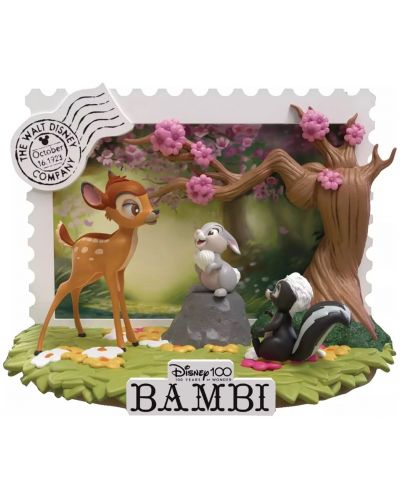Statuetă Beast Kingdom Disney: Bambi - Diorama (100th Anniversary), 12 cm - 1
