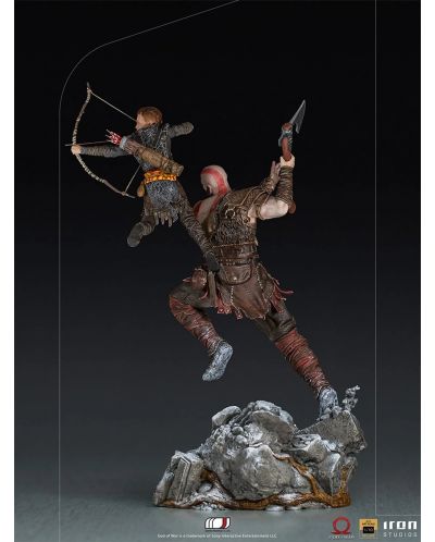 Jocuri Iron Studios: God of War - Statuia Kratos & Atreus, 34 cm - 3