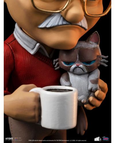 Figurină Iron Studios Icons: Stan Lee - Stan Lee with Grumpy Cat, 14 cm - 8