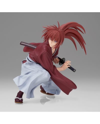 Statuetă Banpresto Animation: Rurouni Kenshin - Kenshin (Vibration Stars), 12 cm - 2