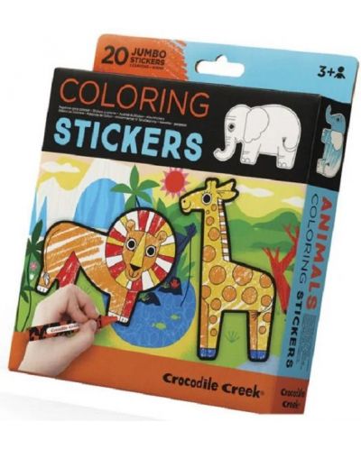 Stickere de colorat Crocodile Creek - Animale, 2022 - 1
