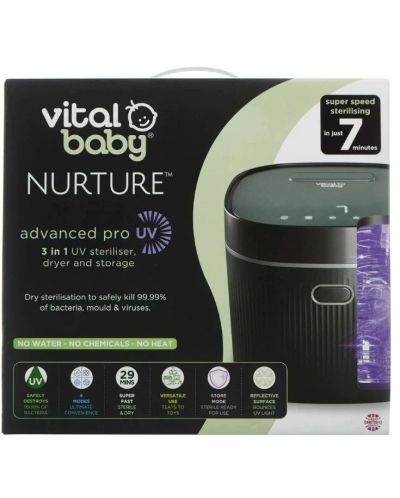 Sterilizator cu UV Vital Baby - Advanced Pro cu functie de uscare, negru - 6