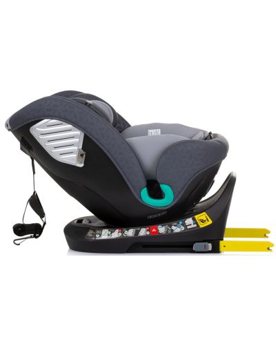 Scaun auto Chipolino - Supreme, 360°, IsoFix, i-Size, 40-150 cm, granit - 10