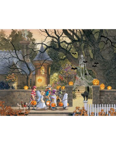 Puzzle SunsOut de 1000 piese - Prieteni la Halloween, Dougles Laird - 2