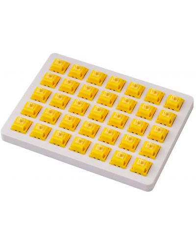 Set switch-uri Keychron - Gateron Cap Golden Yellow, 35 buc. - 1