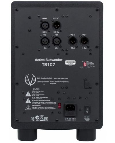 Subwoofer EVE Audio - TS107, negru - 4