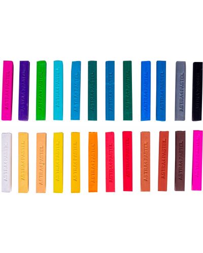 Creioane uscate Astra Prestige - Patrate, 24 culori - 2