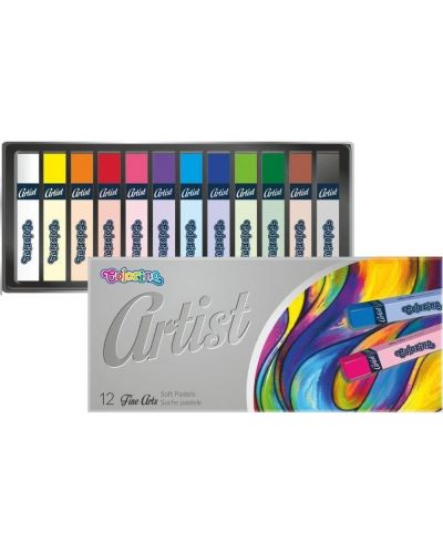 Set pasteluri uscate Colorino Artist - 12 culori - 1