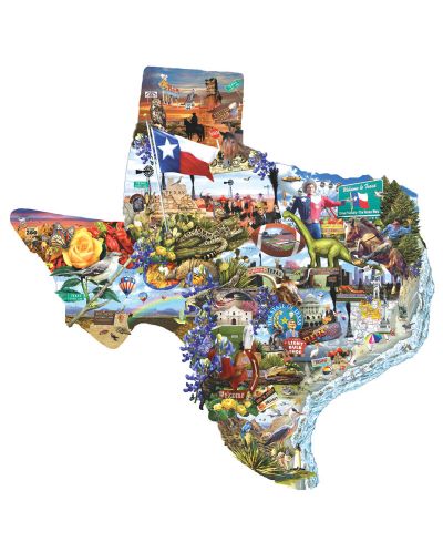 Puzzle SunsOut de 1000 piese - Lori Schory, Welcome to Texas! - 1