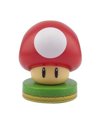 Mini lampa Paladone Nintendo Super Mario - Super Mushroom Icon - 1