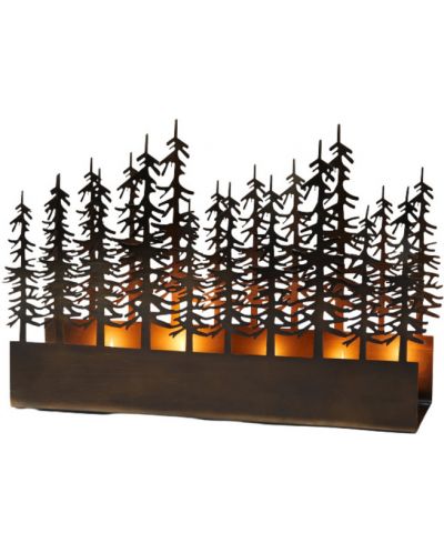 Philippi - Suport de lumânări Bosque, 29 x 8 x 10 cm, negru - 1